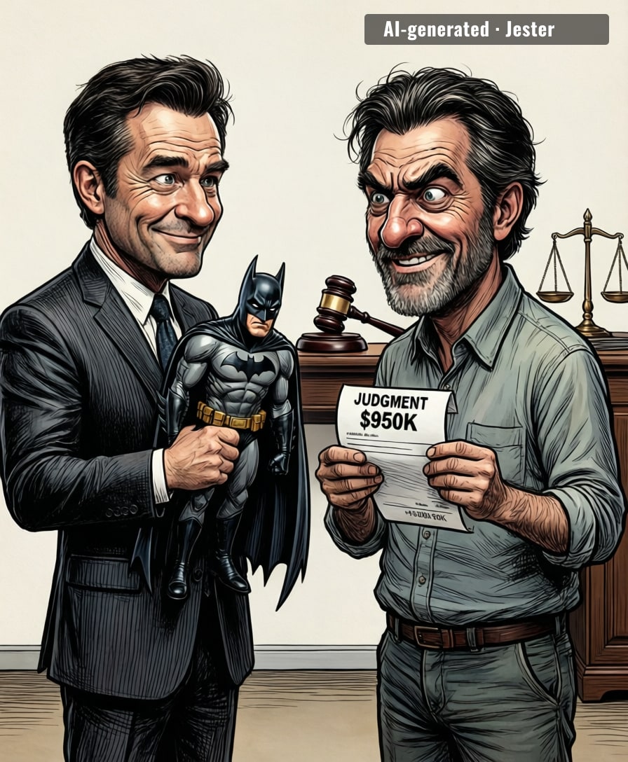 The Batmobile's revenge: karma charges interest for 20 years.
