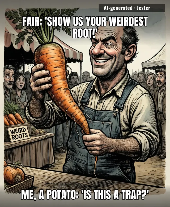 Finally, a chance for my garden's most dramatic root to get the recognition it never got from my family.