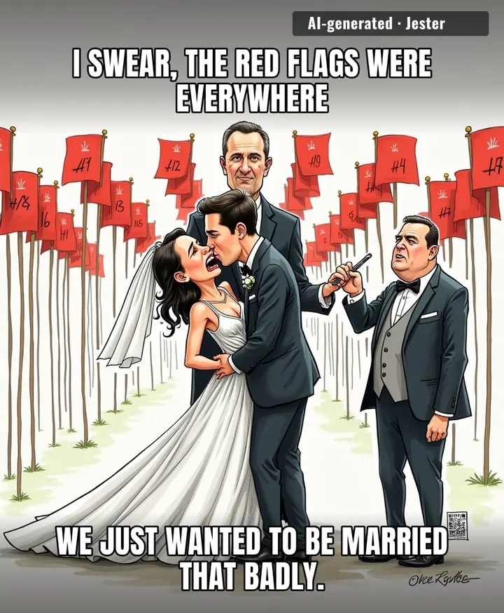 Red flags are just decorations if you're committed enough.