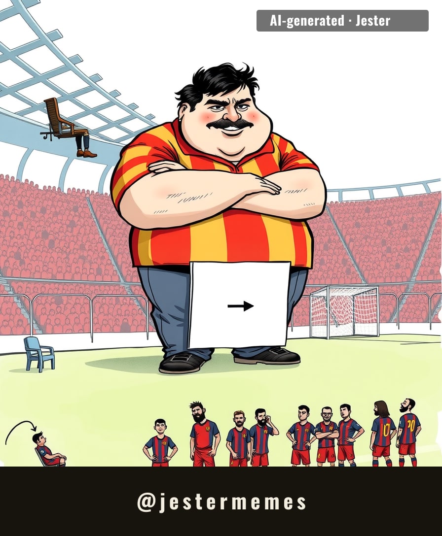 Barcelona brought a tactics board. Galatasaray brought the building.