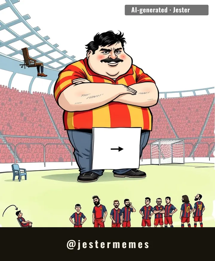 Barcelona brought a tactics board. Galatasaray brought the building.