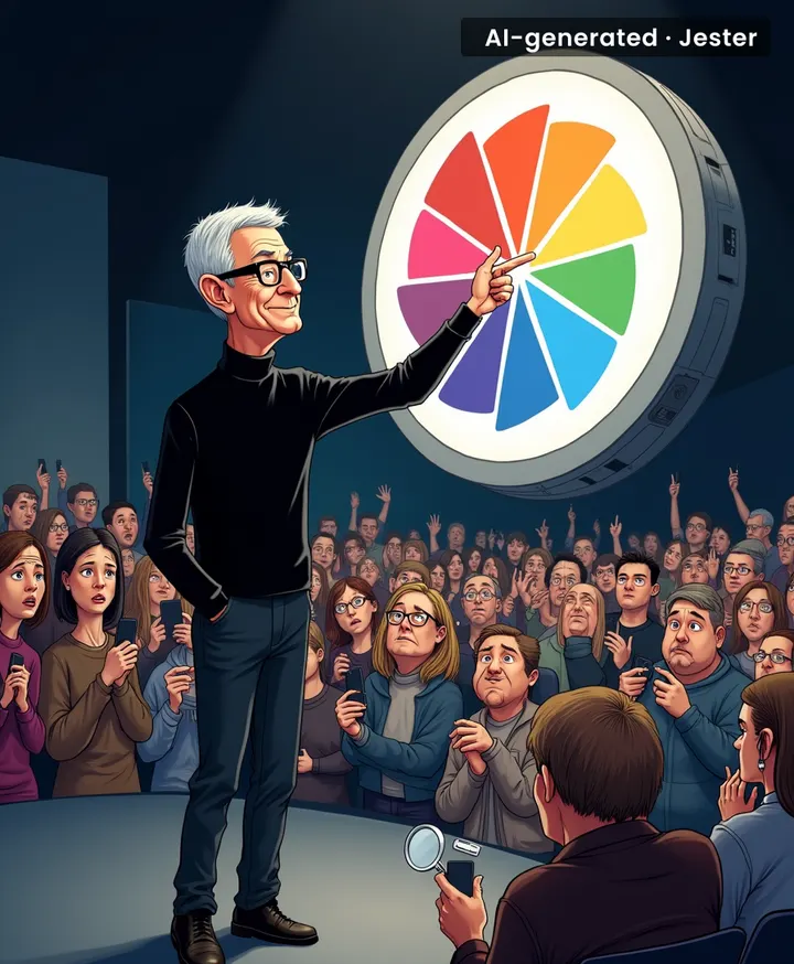 Apple releases the same phone in five shades of gray, and the internet treats it like the moon landing.