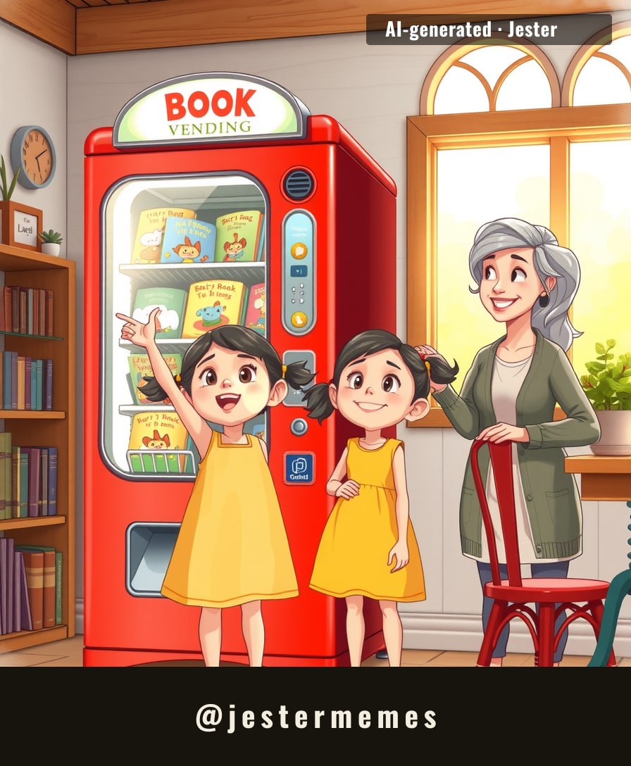 Finally, a vending machine that dispenses the good stuff — and the only thing it asks for is wonder.