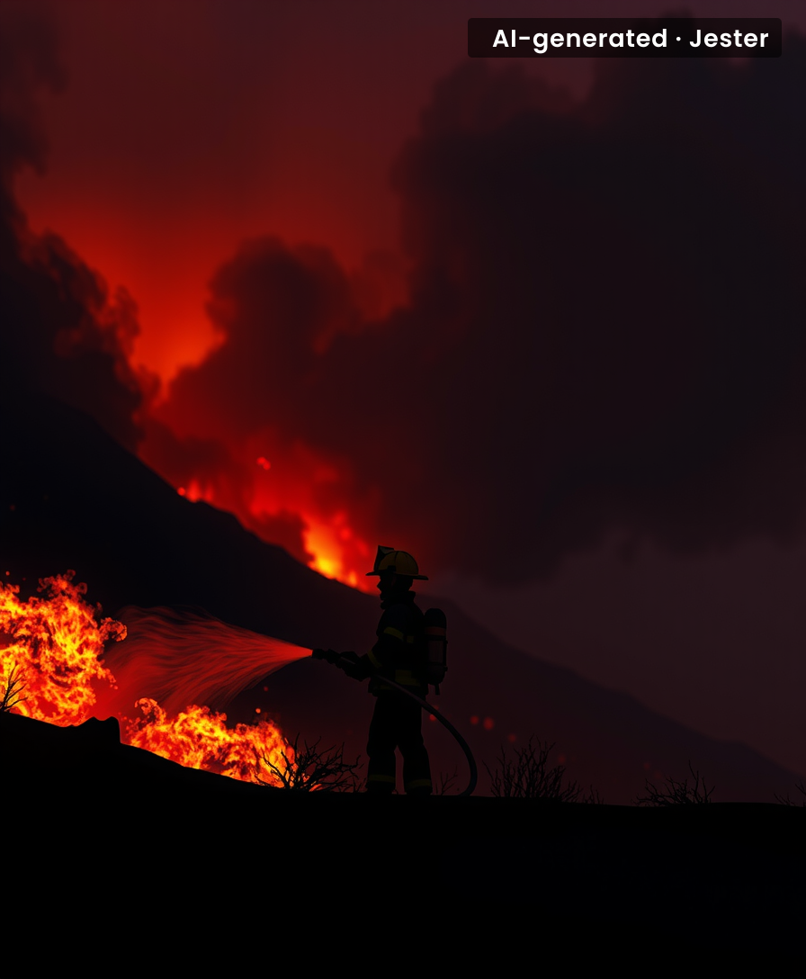 A devastating wildfire underscores the growing threat of extreme weather in Europe.