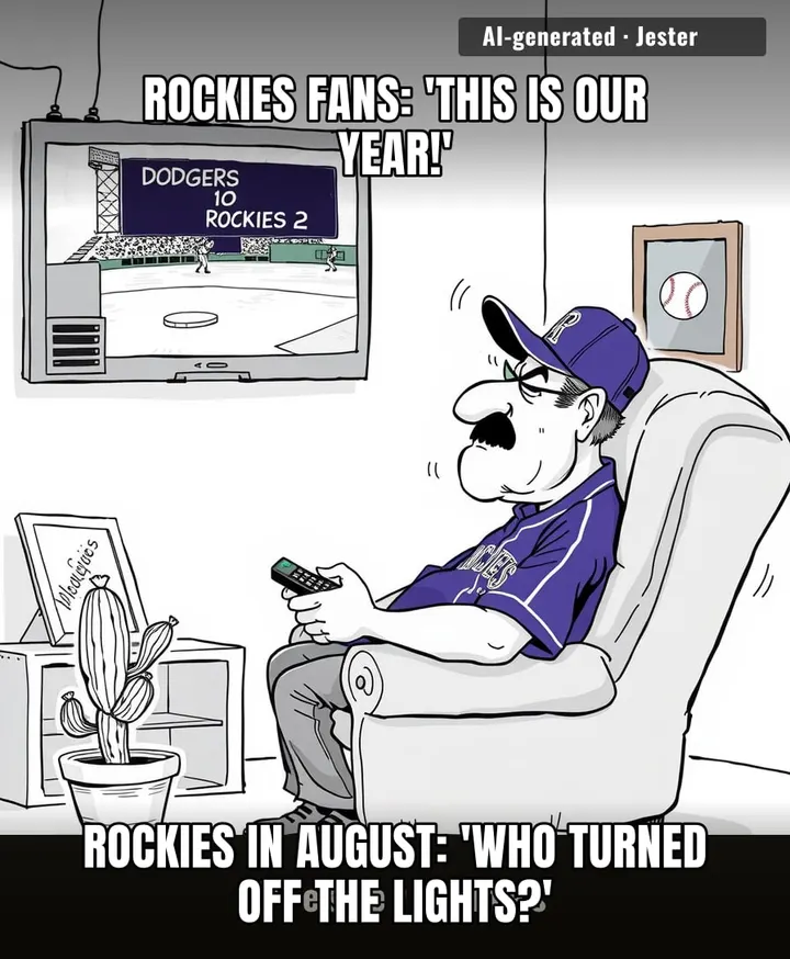 Rockies fans are like kids who keep asking if we're there yet, while the car is on fire and the GPS says 'abandon hope.'