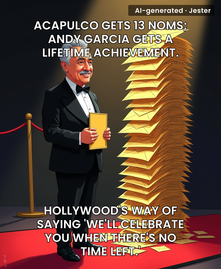 A lifetime achievement award is just the industry's 'we forgot about you for 40 years' apology gift.