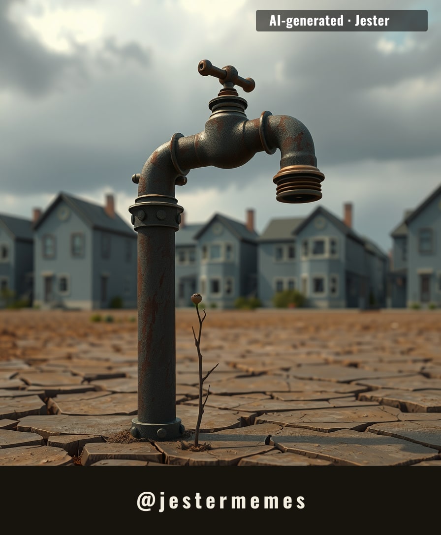 The fragility of modern utilities is exposed when a single fault leaves thousands without a basic necessity.