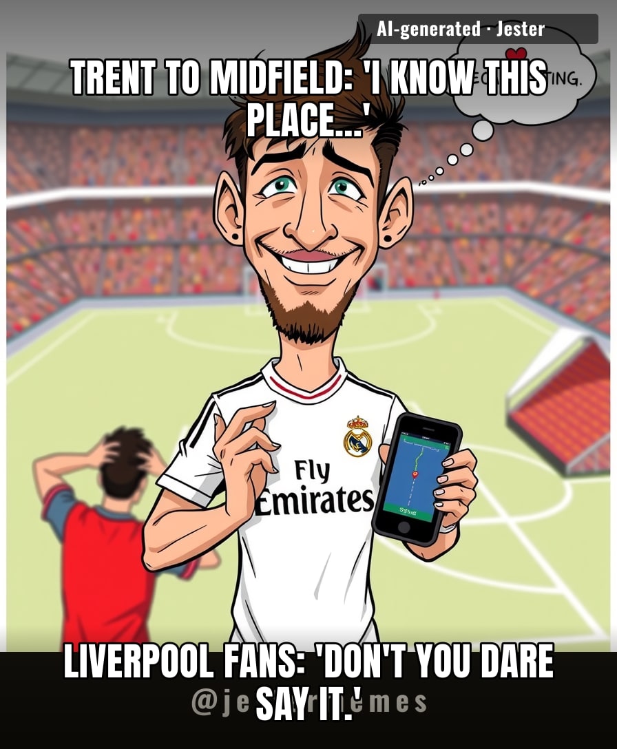 Trent's been playing a different position than his brain since 2021 — Real Madrid just made it official.