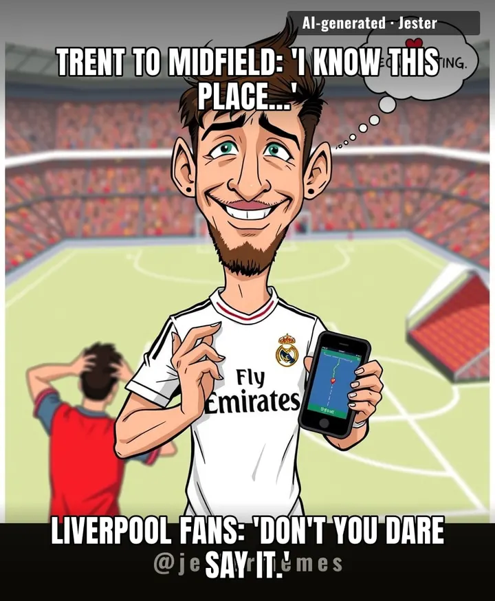 Trent's been playing a different position than his brain since 2021 — Real Madrid just made it official.