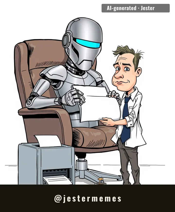 The AI won't take the junior banker's job. It'll just make him watch it get taken, in high resolution.