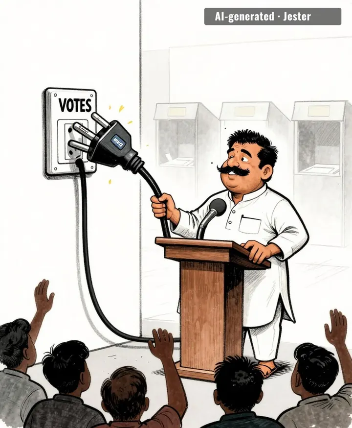 one speech, two keywords, zero policy — the voters got a TED talk on themselves.