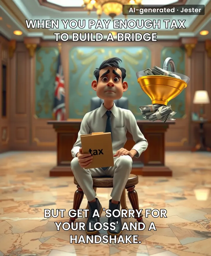 Paying a crore in taxes only to realize you're just the ATM for the system's favorite charity cases is a special kind of existential horror.