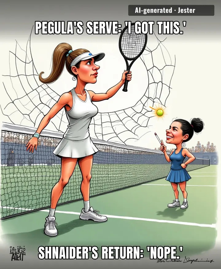 Pegula's racket must feel like a loyal employee who just watched their boss miss the same deadline for the 47th time.