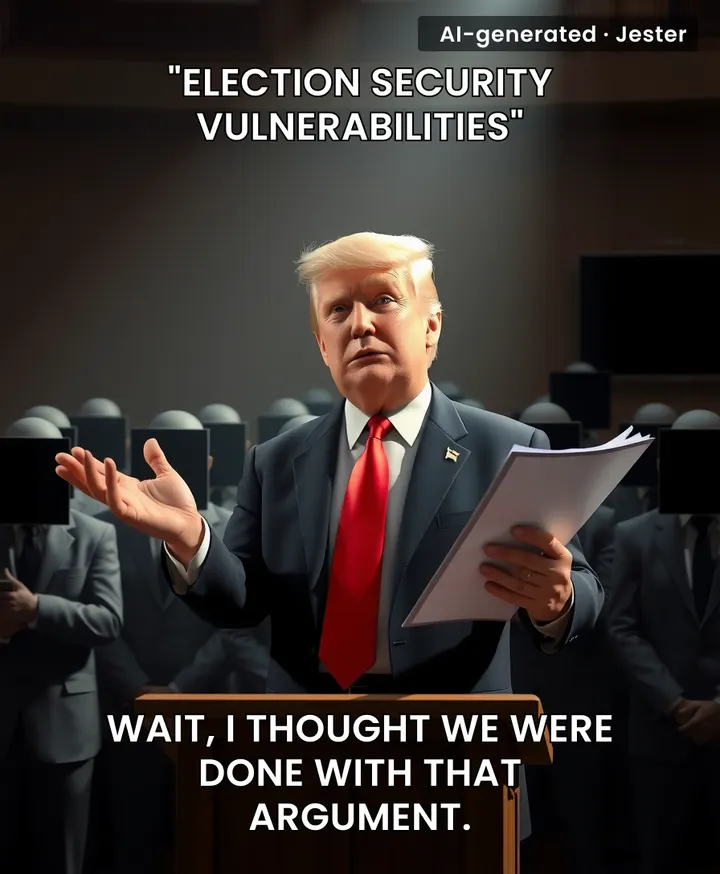 Turns out Trump's 'redacted' documents reveal that he *also* believes the earth is flat and gravity is a hoax.