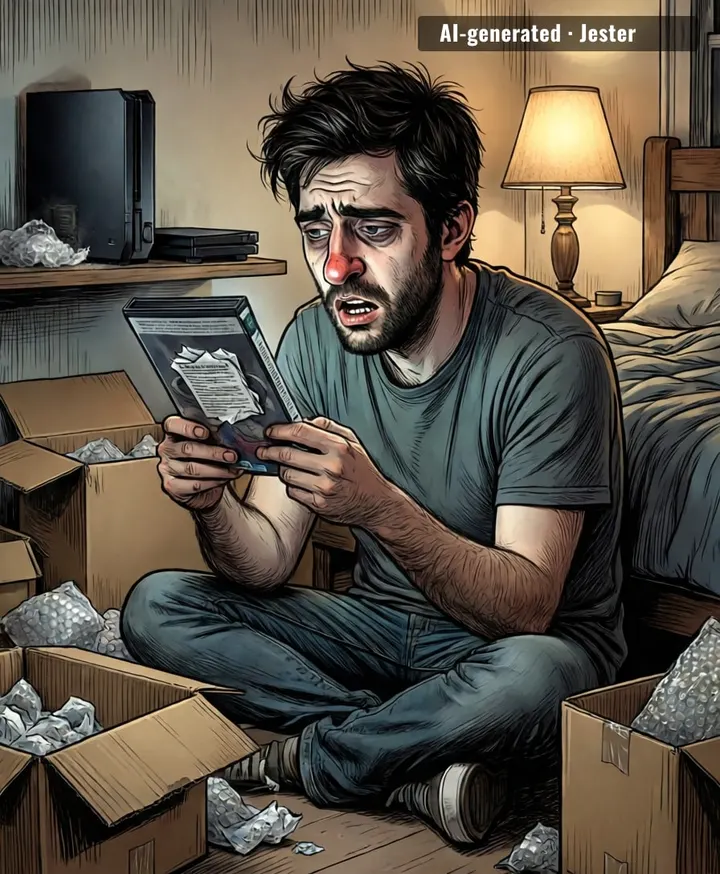 they shipped the collector's edition of a game that doesn't exist. bold.