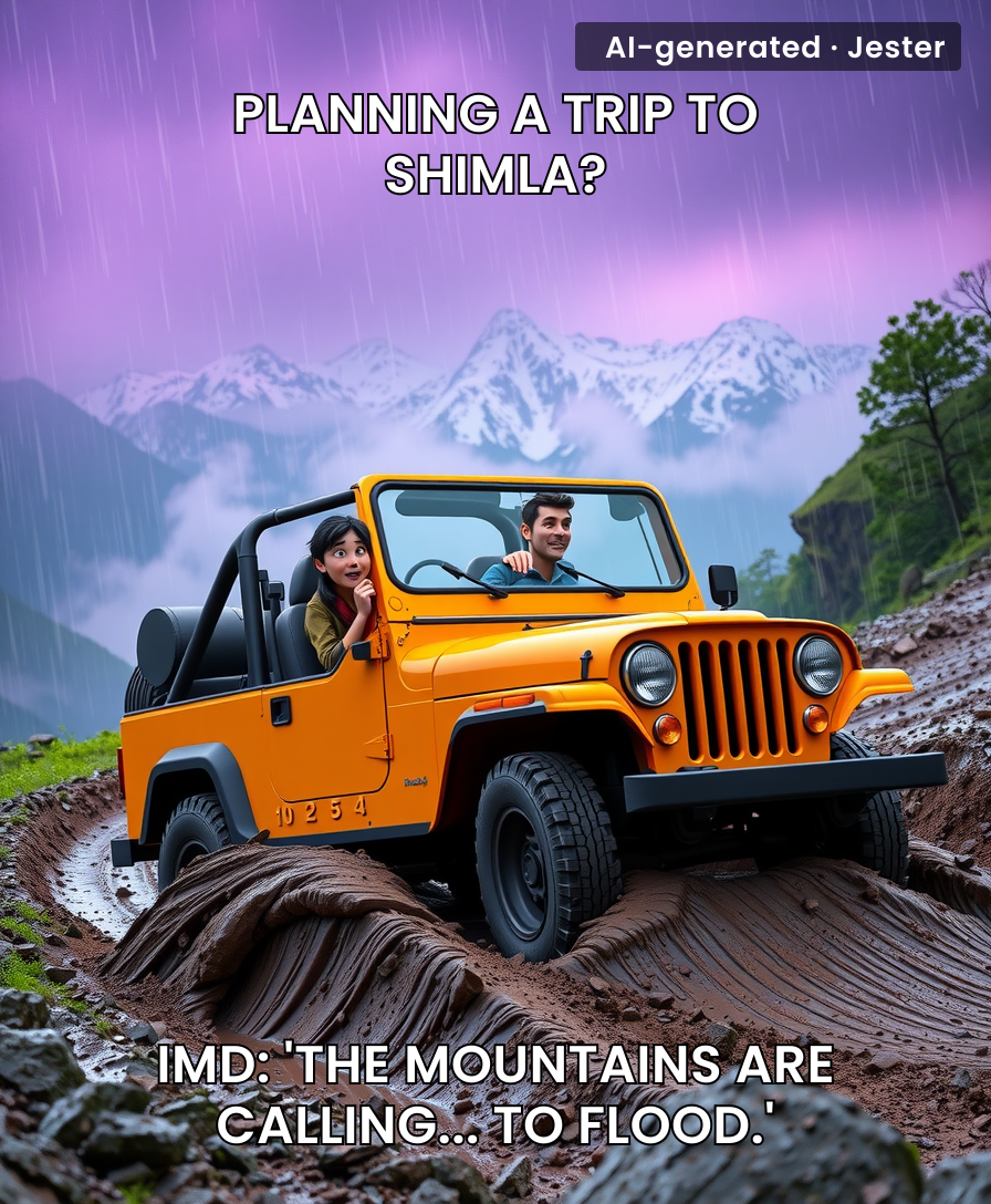 My therapist told me to embrace the things I cannot change. So I guess I'm going to Himachal Pradesh.