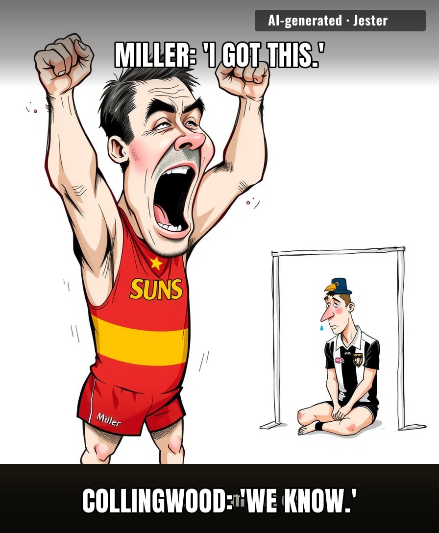 Somewhere, a goalkicking coach just sent Miller a thank-you card for making his job look easier than it actually is.