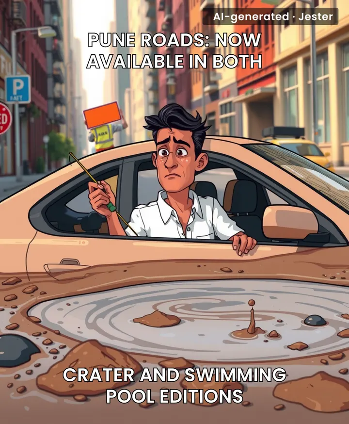 City planners clearly misinterpreted the instruction to prioritize water conservation as an excuse to build impromptu reservoirs in the middle of every commute.