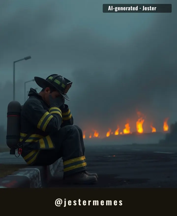 A single county's emergency services cannot fight a dozen fires at once — the strain is collective.