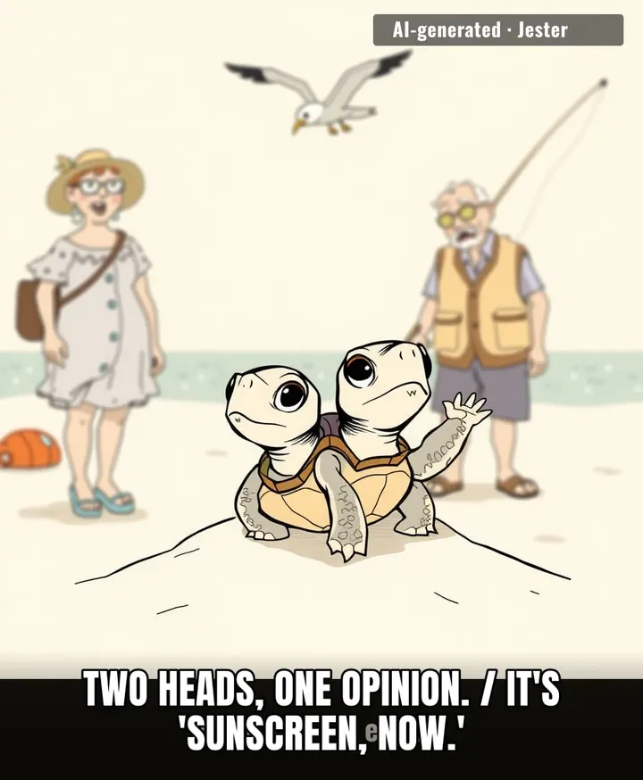 still one turtle, so every vote counts twice