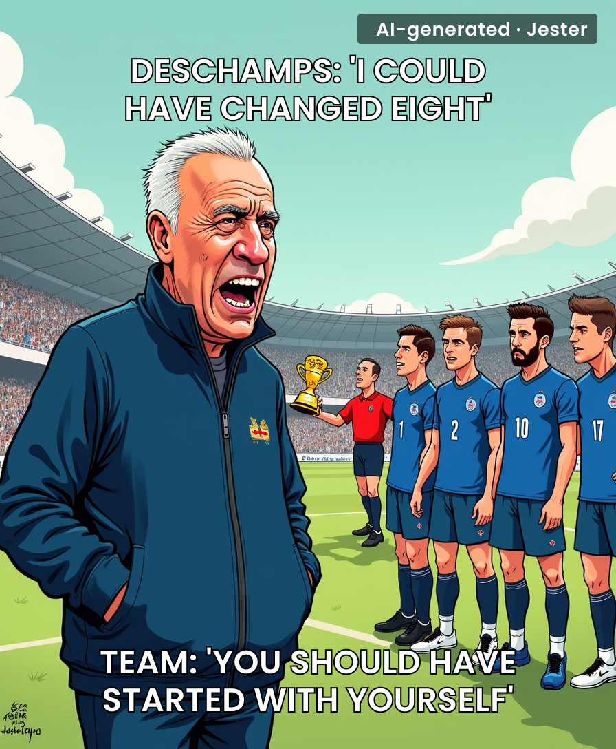 France's World Cup exit was so ugly even the substitutes got emotional — shame they saved the tears for after the game.