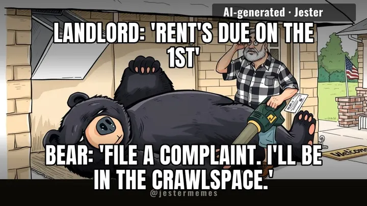 550 pounds, no job, and he still got a better lease than me.