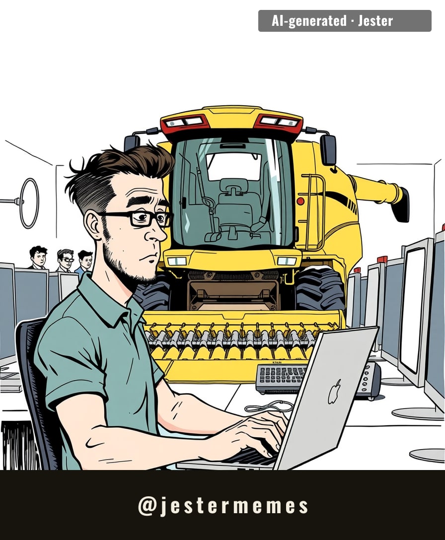 ten years of experience and the backup plan is a tractor