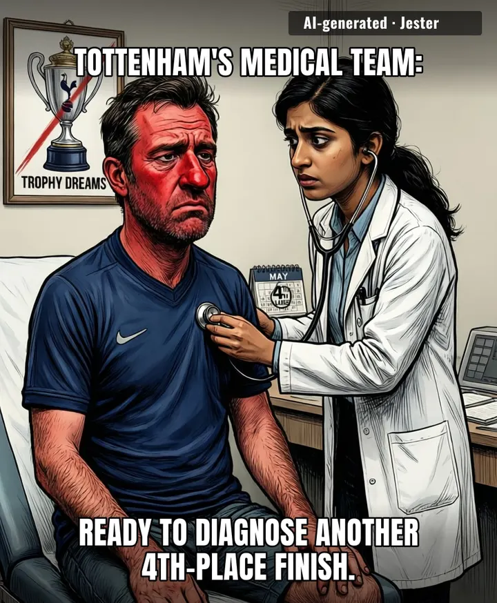 Tottenham's medicals aren't for the players, they're for the fans' hearts after another trophy-less season.