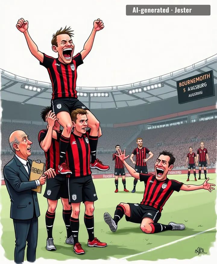 Bournemouth treating a 5-0 pre-season friendly like a Champions League final, because nothing says 'we're just happy to be here' like overhyping a practice match.