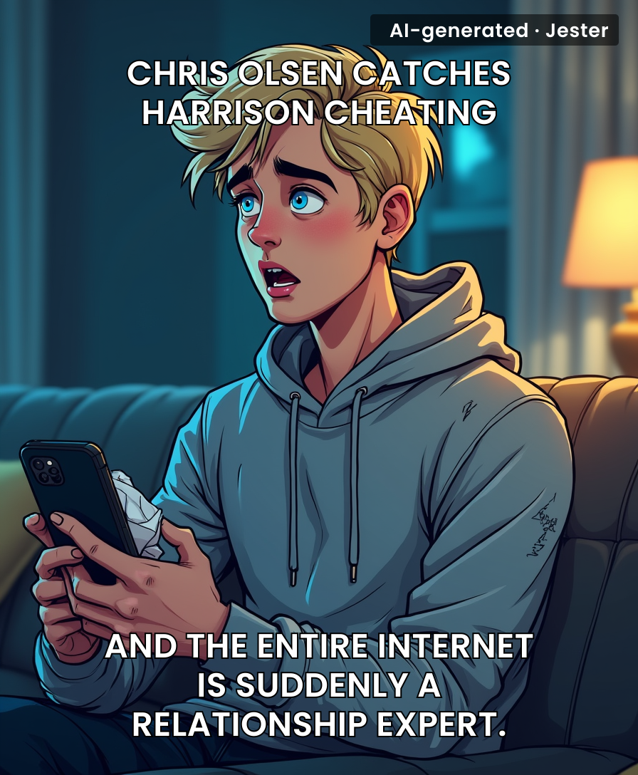 The only thing longer than their relationship is Harrison's denial statement.