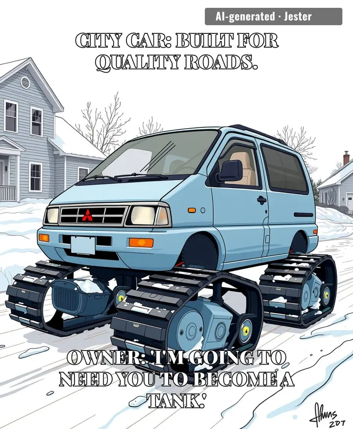 Finally, a vehicle that can handle both the grocery run and the apocalypse.