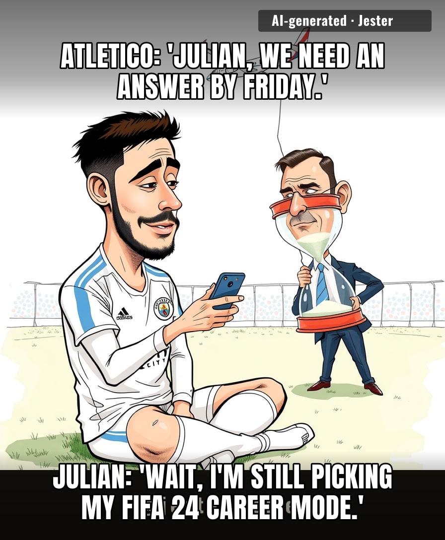 Atletico giving Alvarez a deadline is like giving a house cat a deadline for when it'll finally use the litter box you bought.