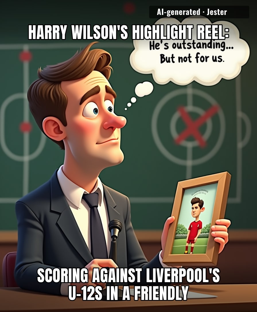 Leeds boss rates Wilson so highly he's basically saying, 'Great player, just not for us' — the football equivalent of 'you're like a brother to me.'