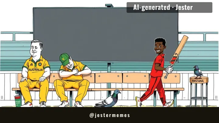 Zimbabwe dominated so hard Australia's net run rate is now a group chat apology.