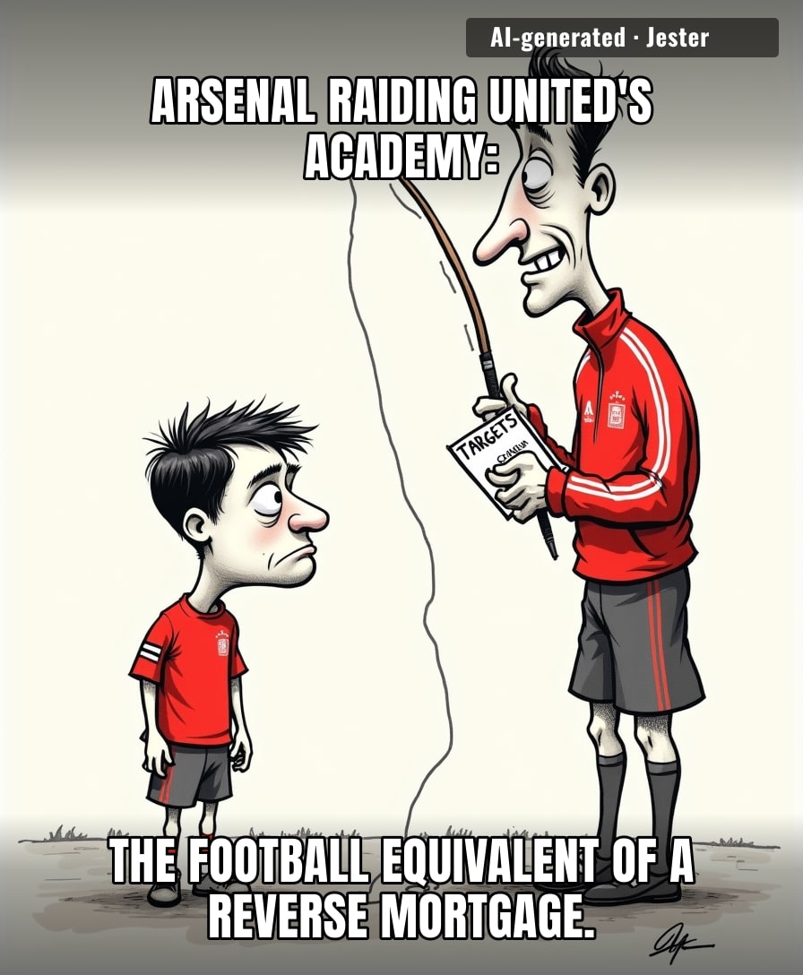 When Arsenal starts shopping at your discount store, you know the market's crashed.