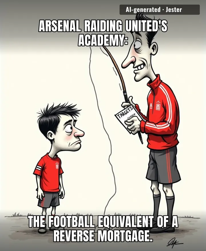 When Arsenal starts shopping at your discount store, you know the market's crashed.