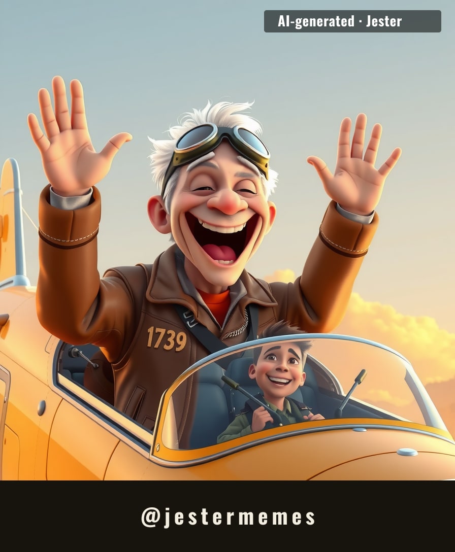 You spent 93 years being told to sit still. Today, finally, nobody can hear you scream in the sky.
