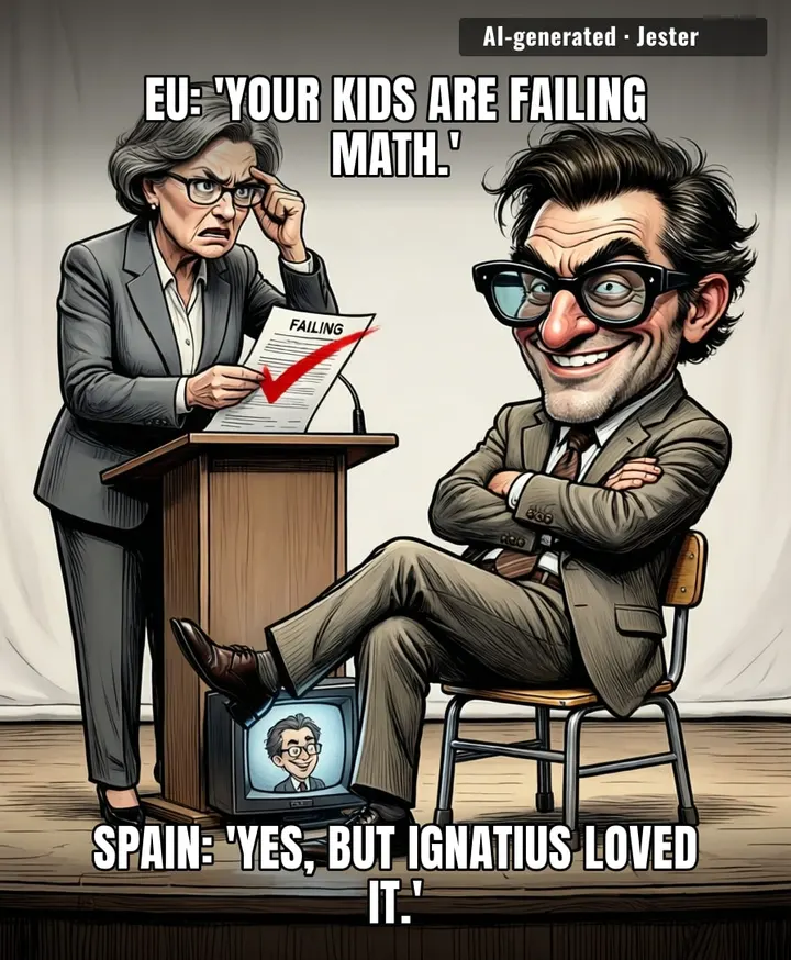 At this point the national curriculum is just whatever Ignatius was watching while the adults were out.