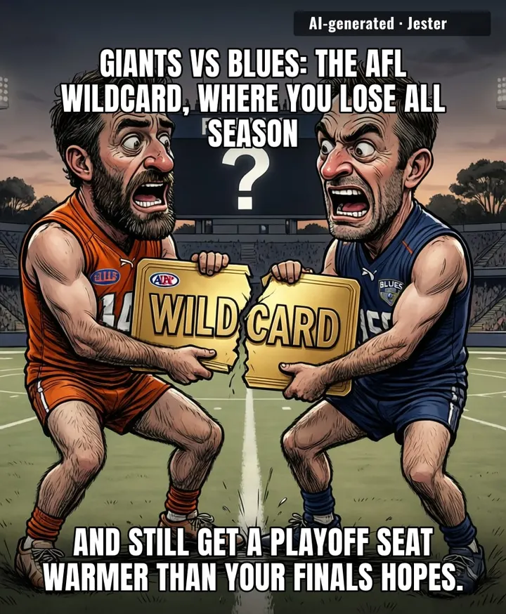 The AFL wildcard is just a participation trophy with extra steps and more crying in the car park.