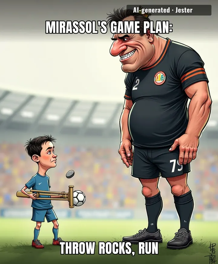 Flamengo spent millions on a squad; Mirassol just needs one good rock and a prayer.