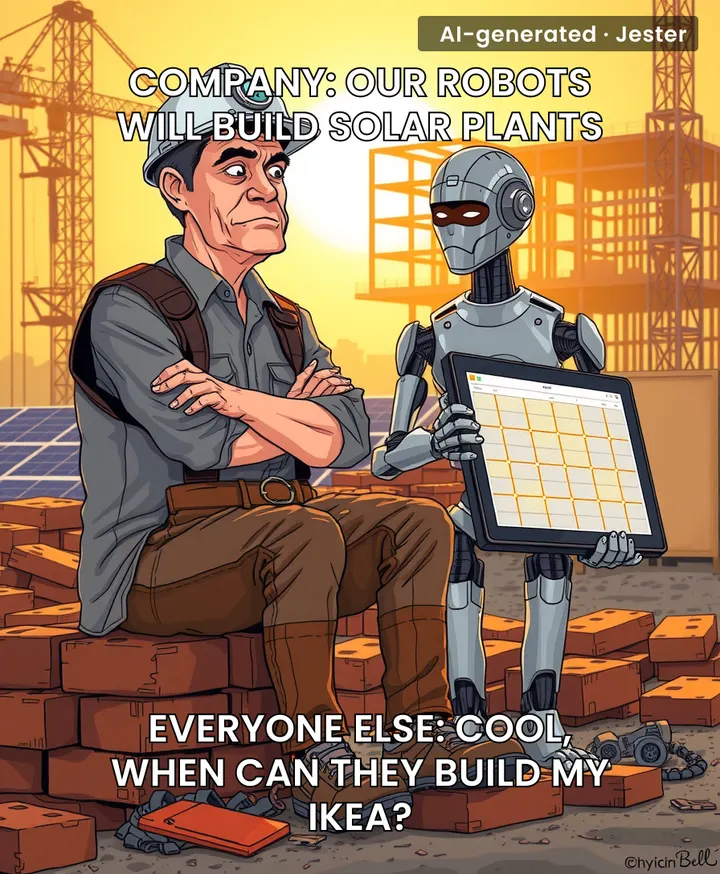 They raised $34M to automate construction, but we all know the first robot will be programmed to write a quarterly report.