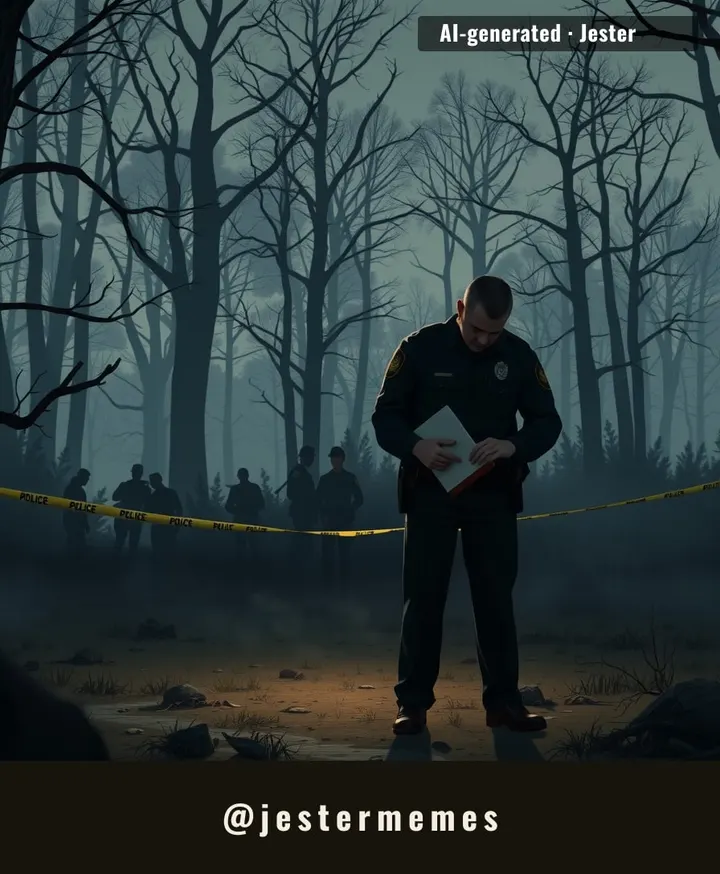 A community reels as questions mount over how a life ended so soon in the quiet woods.