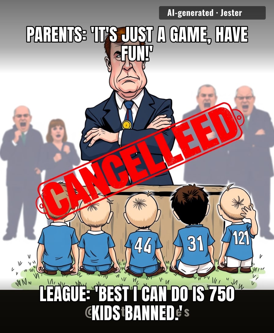 The kids are banned but the parents get a participation trophy in bad parenting.