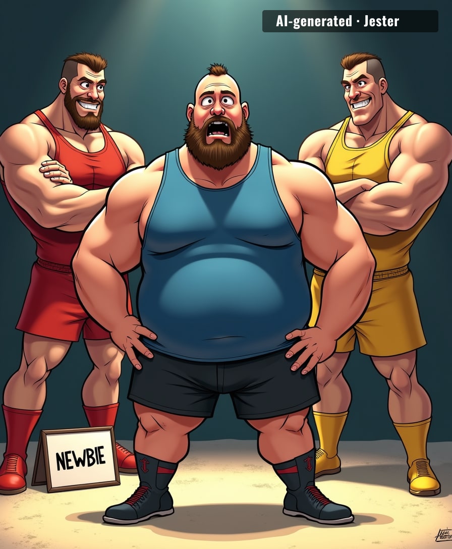Joe Marler's Gladiator name should be 'Sore Loser' — he's already used to getting pinned.
