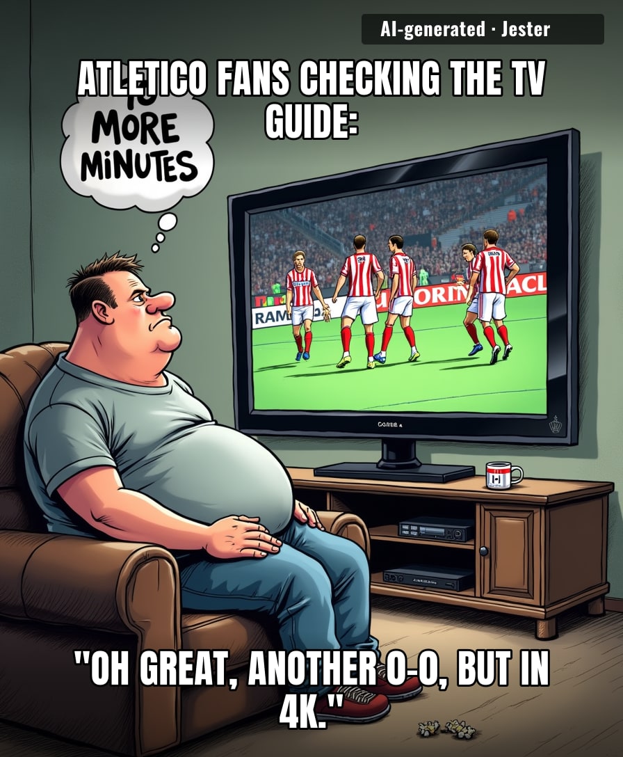 Watching Atletico Madrid is like paying for a suspense thriller where the villain is the plot.