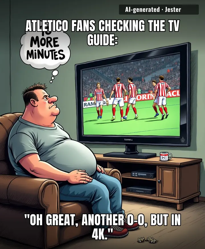 Watching Atletico Madrid is like paying for a suspense thriller where the villain is the plot.