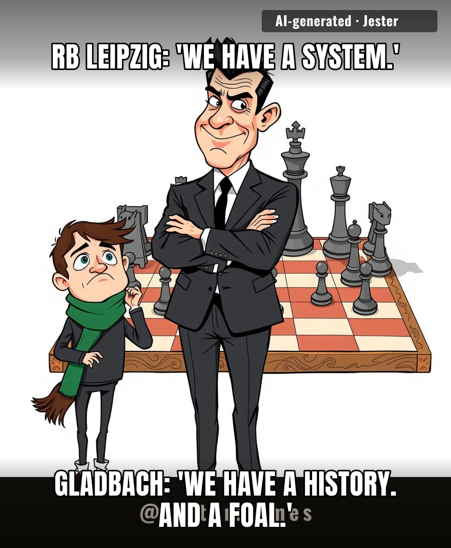 Gladbach's game plan is just vibes and a horse mascot, and honestly, that's more personality than Leipzig's whole club.