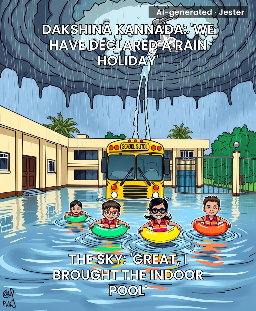 The only thing more reliable than the monsoon forecast is the absolute dread of a school notification chime on a Tuesday morning.