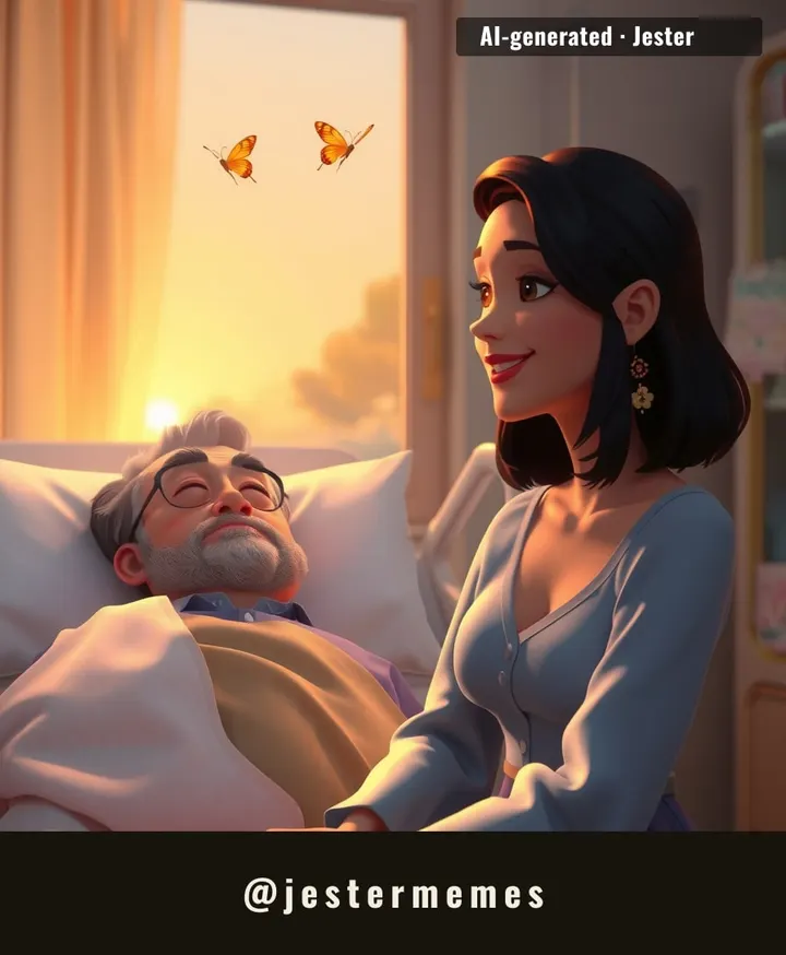 Emilia Clarke's butterfly technique for rushing to her dad's bedside: faster than a bird, and no one questions a butterfly in a hospital.