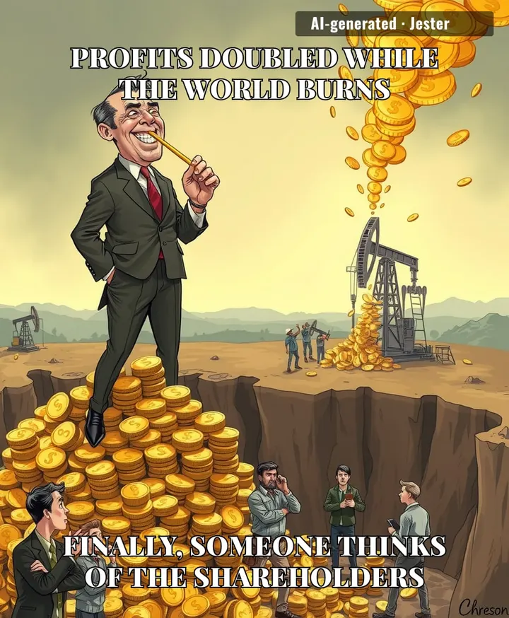 It’s nice to know that when geopolitics ruins everyone else’s cost of living, TotalEnergies just treats it like a quarterly bonus multiplier.